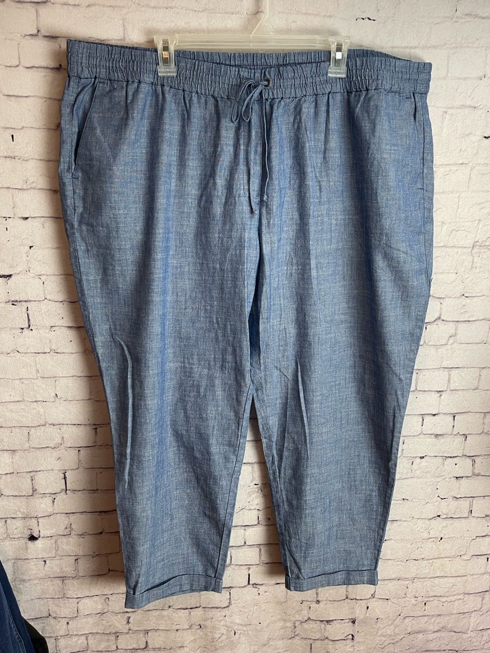 J crew factory size 22 chambray pants